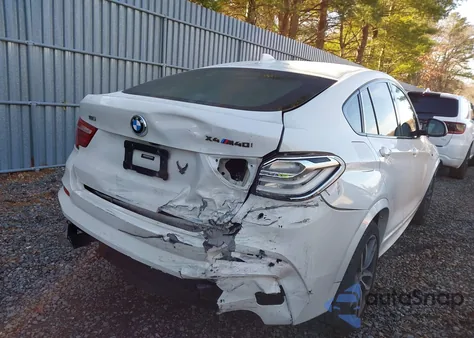 2016 BMW X4 M40I z USA, uszkodzony, nr VIN 5UXXW7C55G0M91316